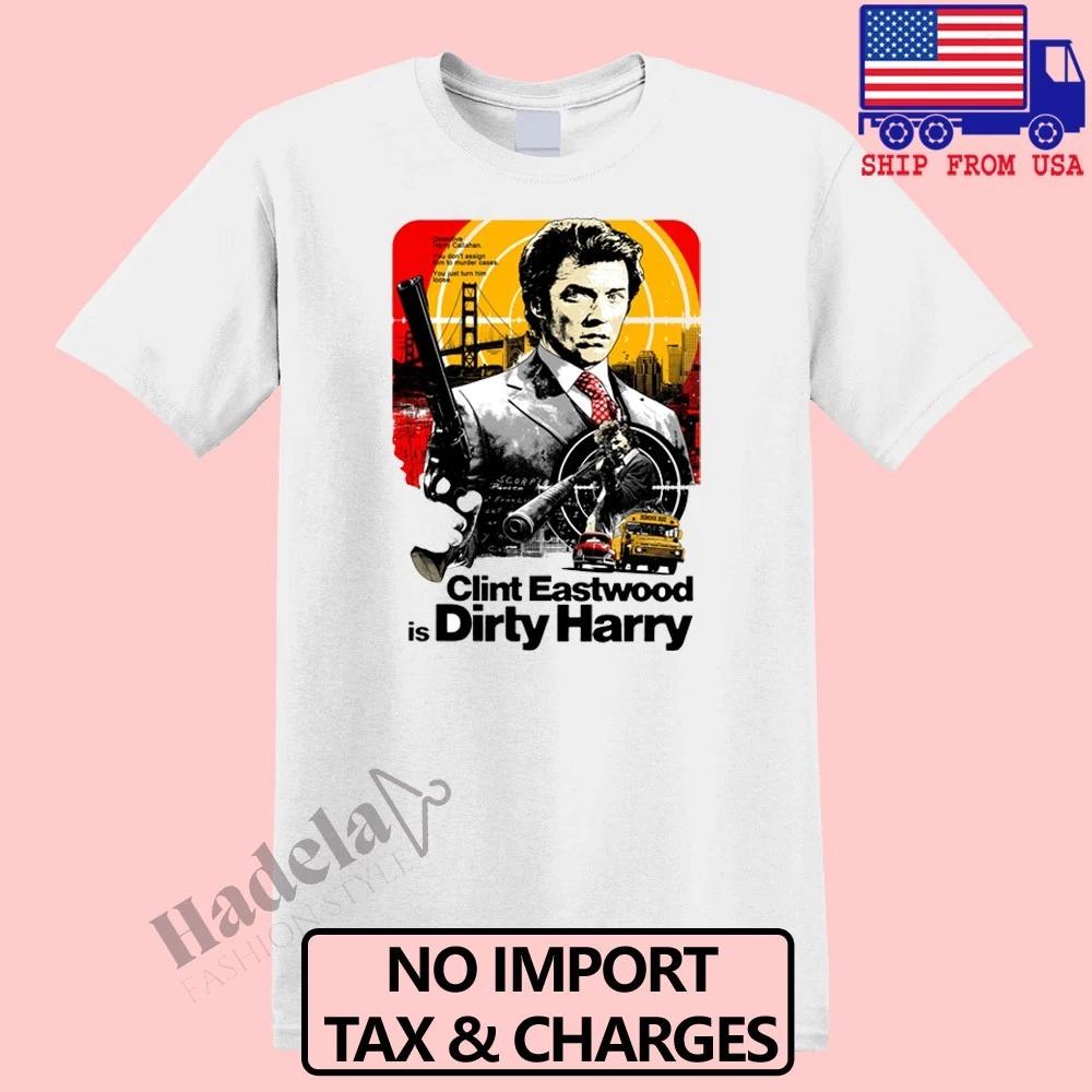 Dirty Harry Clint Eastwood Movie Men s Black Size S-5XL 2XL