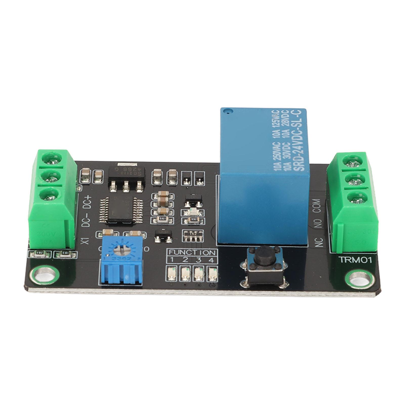 

Time Delay Relay Module Delayed Disconnection Delayed Closing Self Locking Delay Switch for