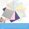 50 Pack Multifunctional Jewelry Polishing Cloth 17 Color Option Silver Restoration Cloth Cleaning Accessory for Jewelry