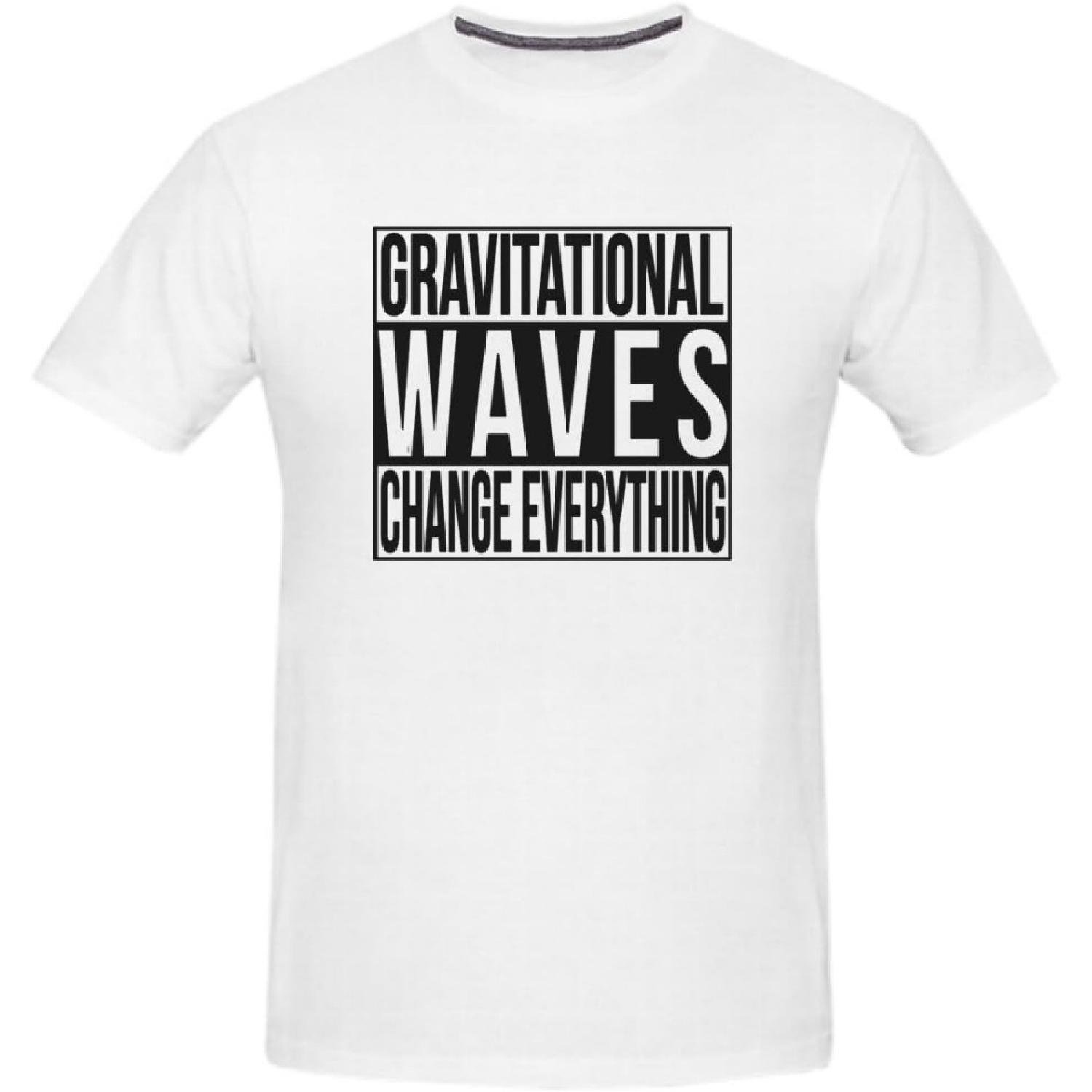 Has-Play Men s Gravitational Waves Change Everything Science T-Shirt XXXXXL белый