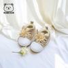 Anti-Slip Breathable Infant Canvas Pre-Walker Baby Shoes (0-18 Months)