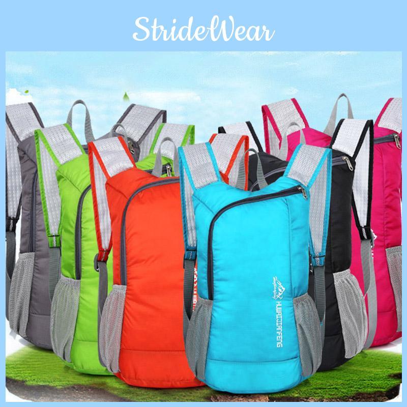 Outdoor Reise Ultraleicht Hauttasche Faltbar Weich Wasserdicht Tragbarer Rucksack Mit Mehreren Staufächern