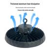 High-Power Waterproof LED UFO Ceiling Light for Workshops, Warehouses, and Gyms