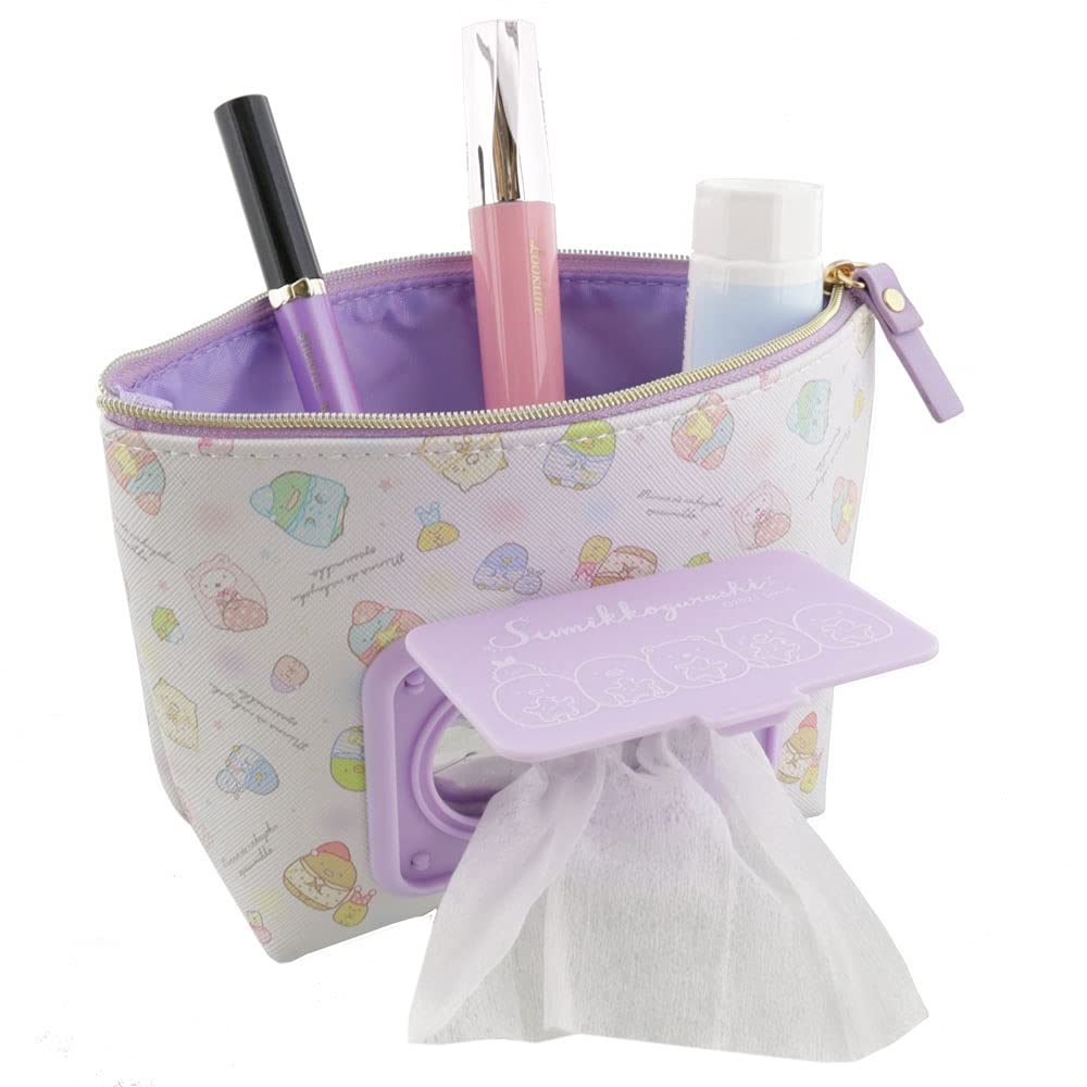 Sunstar Stationery Sumikkogurashi Disinfecting Sheet Sumikkogurashi C S2314177 Pouch, Seepo, Pattern,