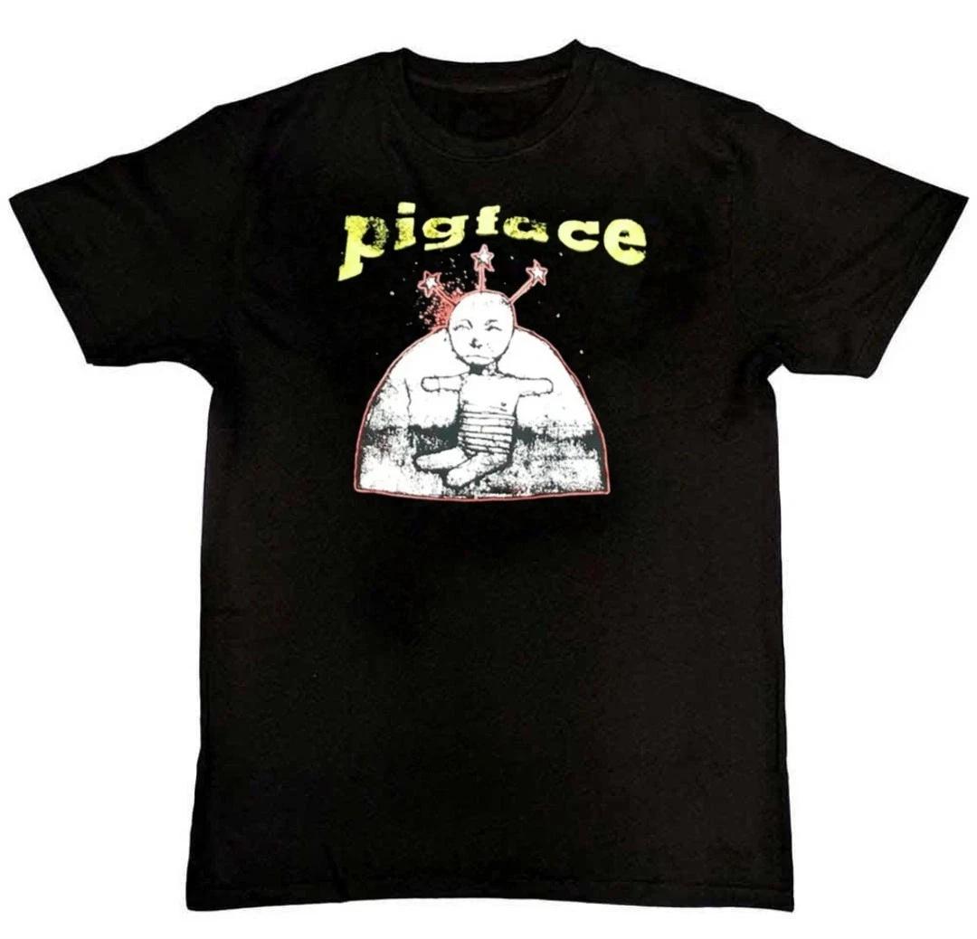 

Pigface Band Music On Stage Graphic Unisex Mens 100% Cotton T-shirt Mens Tees Top L