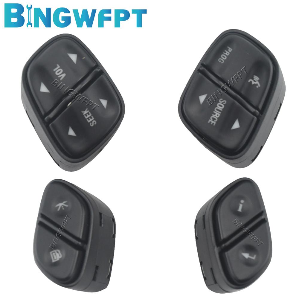 

Автозапчасти для Hummer H2 Buick Rainier Chevrolet Tahoe GMC Yukon 2003-2006 Кнопка переключателя регулировки громкости радио на рулевом колесе Set