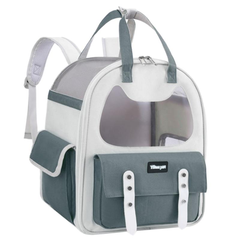 Dog Carrier Portable Cat Cage Four Season Cat Travel Bag Breathable Mesh Carrier Backpack Shoulder Bag Kitten Sling Bag