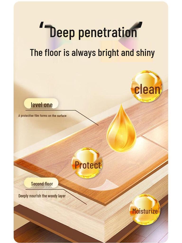 Solid Wood Floor Wax: Polishing, Brightening, and Care for Wood Furniture