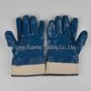 Xuan He Wear-Resistant Nitrile Rubber Blue Flocking Gloves for Cutting Protection