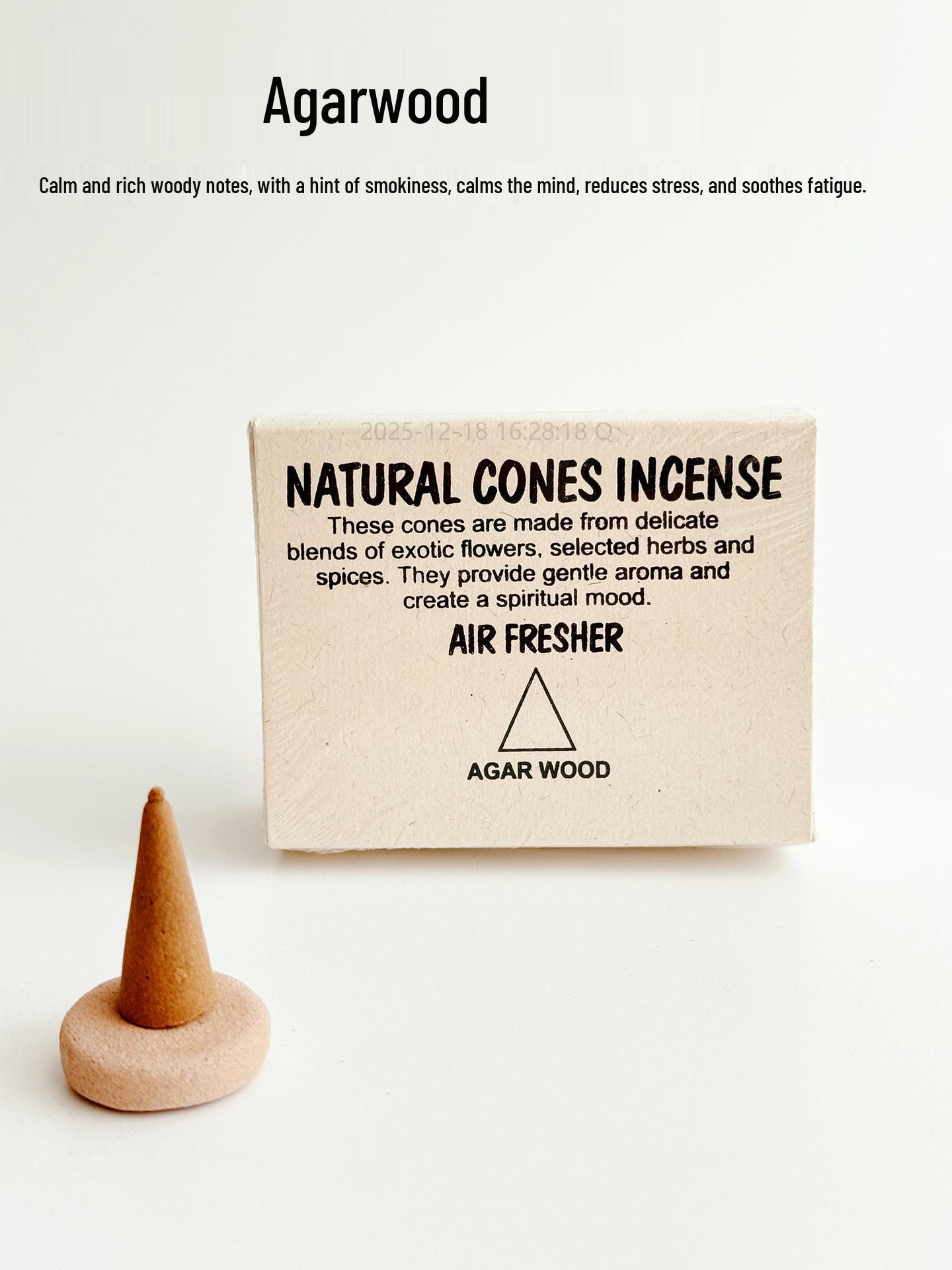 Башня Лотоса Настоящий Индийский Ручной Работы Ароматерапевтический Конусный Ладан - Натуральные Ингредиенты для Очищения и Успокоения Разума