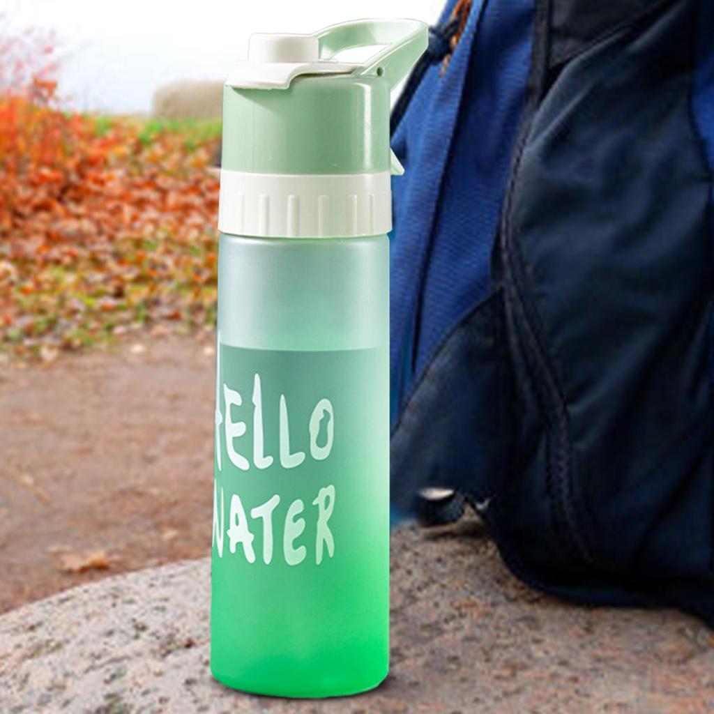 Misting Water Bottle Portable Running Water Bottle Leak-Proof Wear-Resistant Sports Drinking Supplies For Fishing Running Gym
