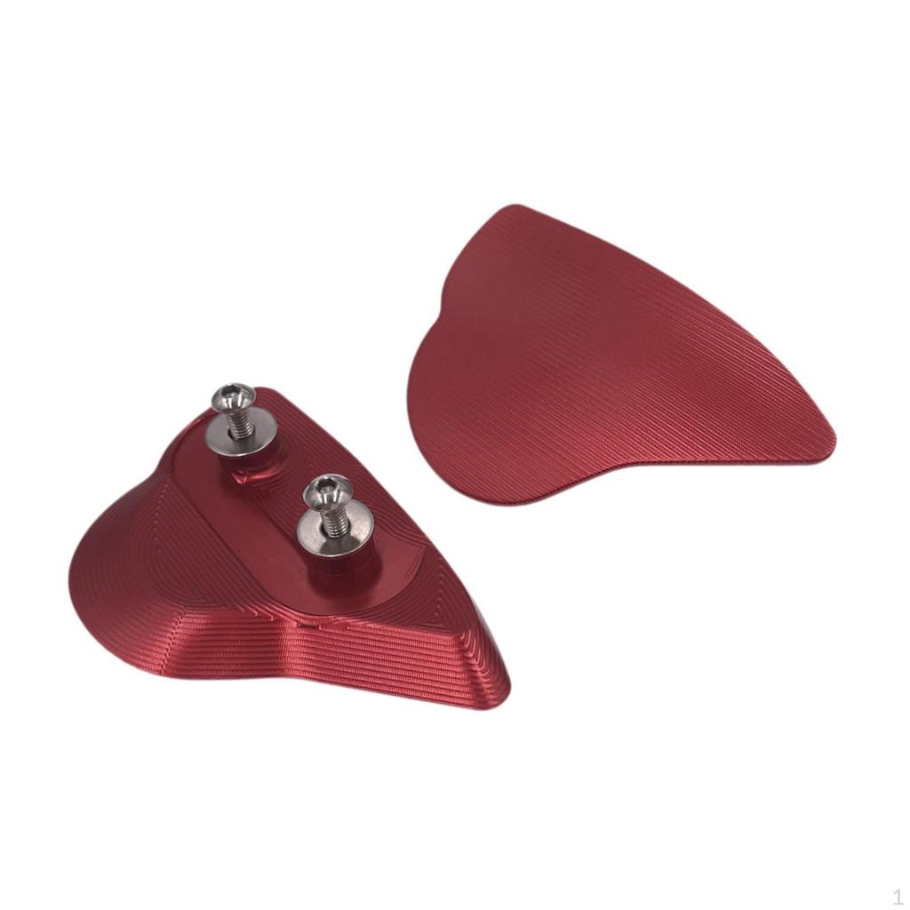 2 -piece Mirror Lock Plates Replace The Reliable Assembly Cover of Hole Parapara