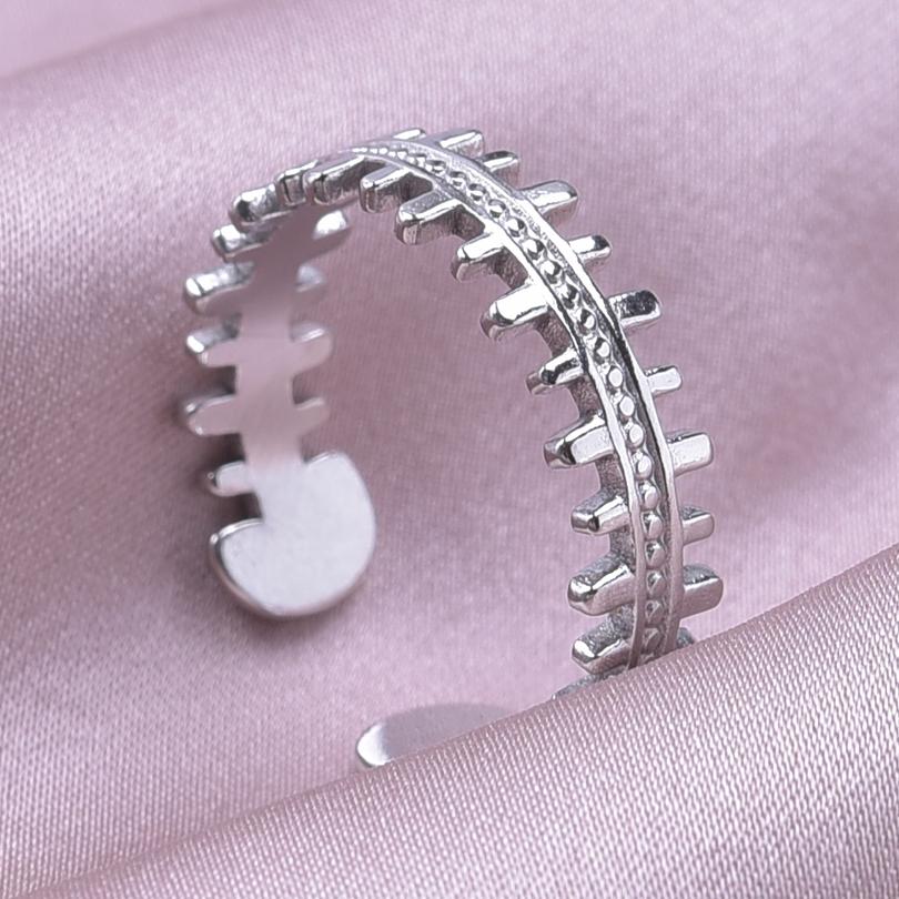 Punk Male Jewelry Mushroom Bone Moon Star Ring Stainless Steel Adjustable Rings For Women Men Accessories Leaf Finger Bague Gift