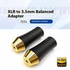 4Pin Auditory Adapter Durability Gold Plated Contacts Universal Compatibility For Professional Sound Systems