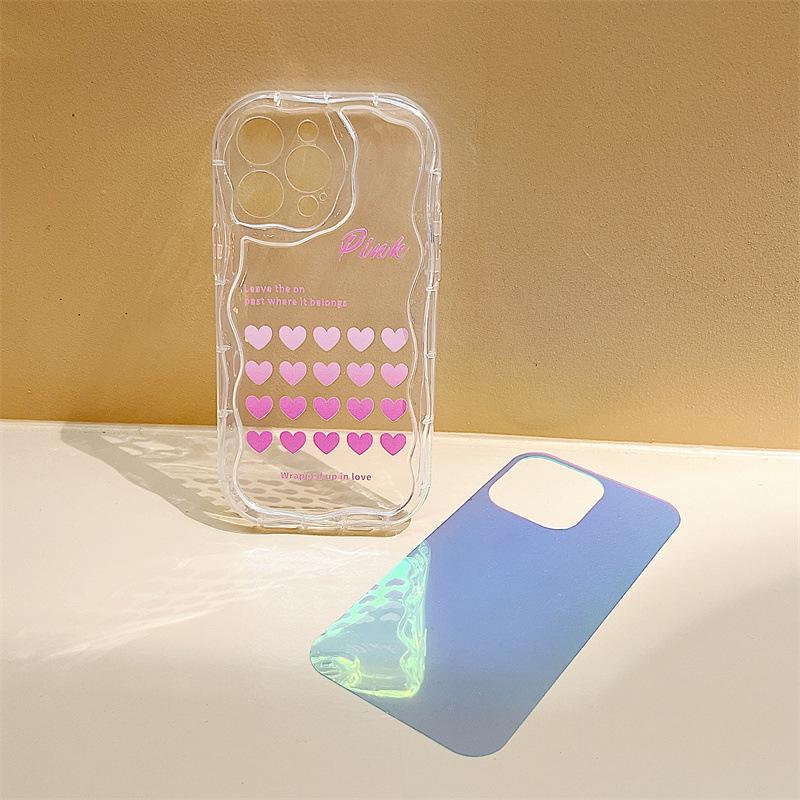 Zhitai Laser Paper Apple iPhone Case with Cream Pattern & Chain, Compatible with iPhone 16 Pro, 14, 12, 15, and 7/8.