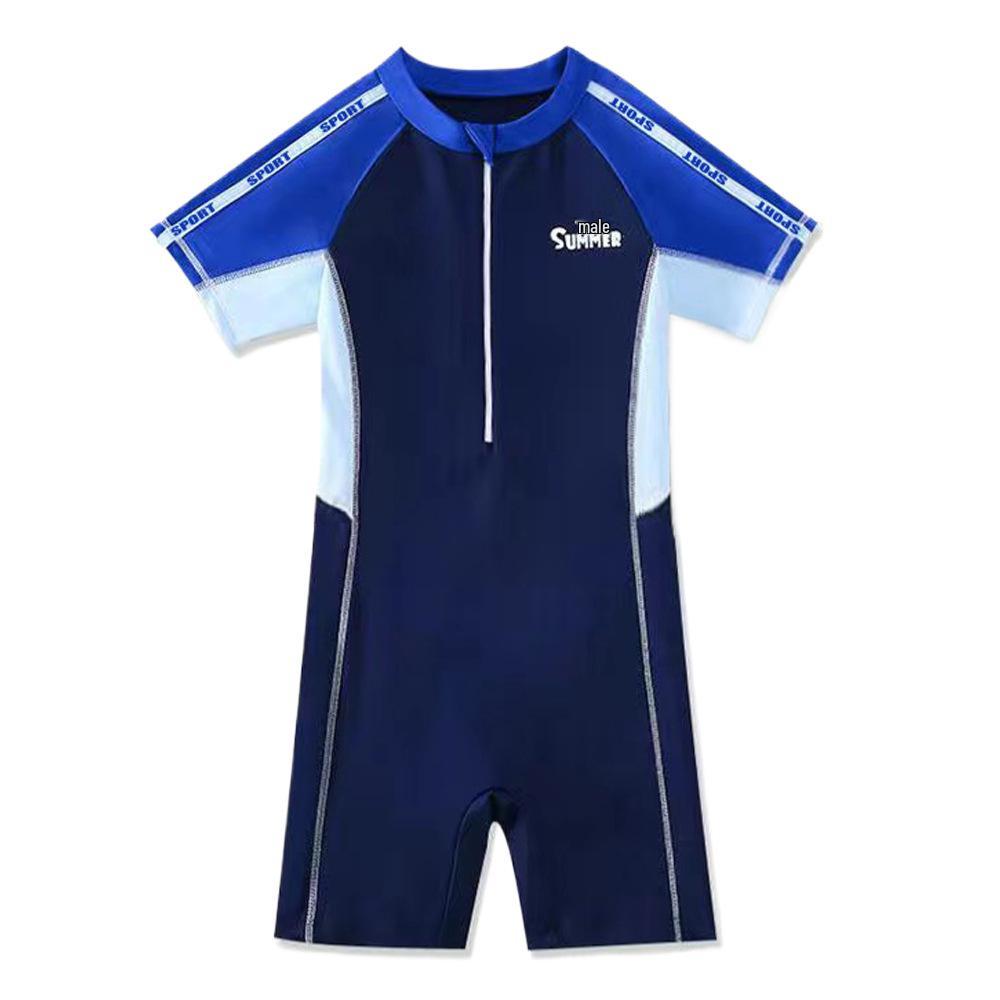 Chłopięcy jednoczęściowy strój kąpielowy szybkoschnący dla dzieci - Trening profesjonalny