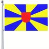 2D Flat, 1pc Multi-size Optional 2D Door Flag Banner, West Flanders Flag | Single-sided Polyester Flag, Durable, Suitable for Outdoor and Indoor Use,