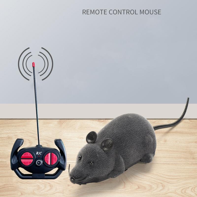 Creative Four-way Remote Control Electric Mouse Toy Simulation Infrared Shaking Control Electric Pet Toys Halloween Prank Toys