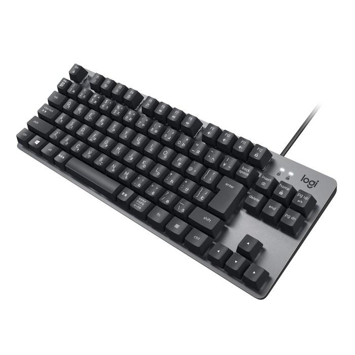 Logitech K835GPR Wired Mechanical Keyboard Red Switches Tenkeyless Compact Graphite (2-Year Warranty)