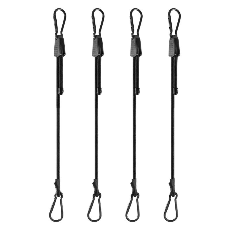 Bungee Cords with Hooks Adjustable Elastic Straps Truck Tie Down Straps Upgrades for Cargo Luggage & Outdoor Activity