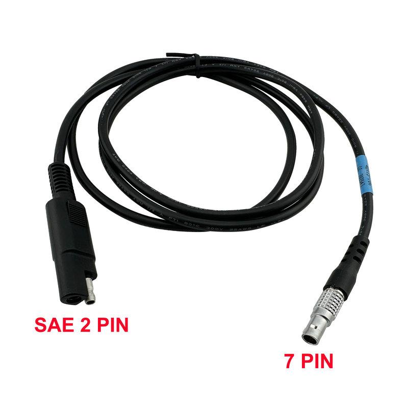 GPS SAE 2 PIN to 7 PIN External Battery Power Cable for Trimble R7 R8 R10 4600 4800 5700 5800 GPS GNSS Receiver 12V