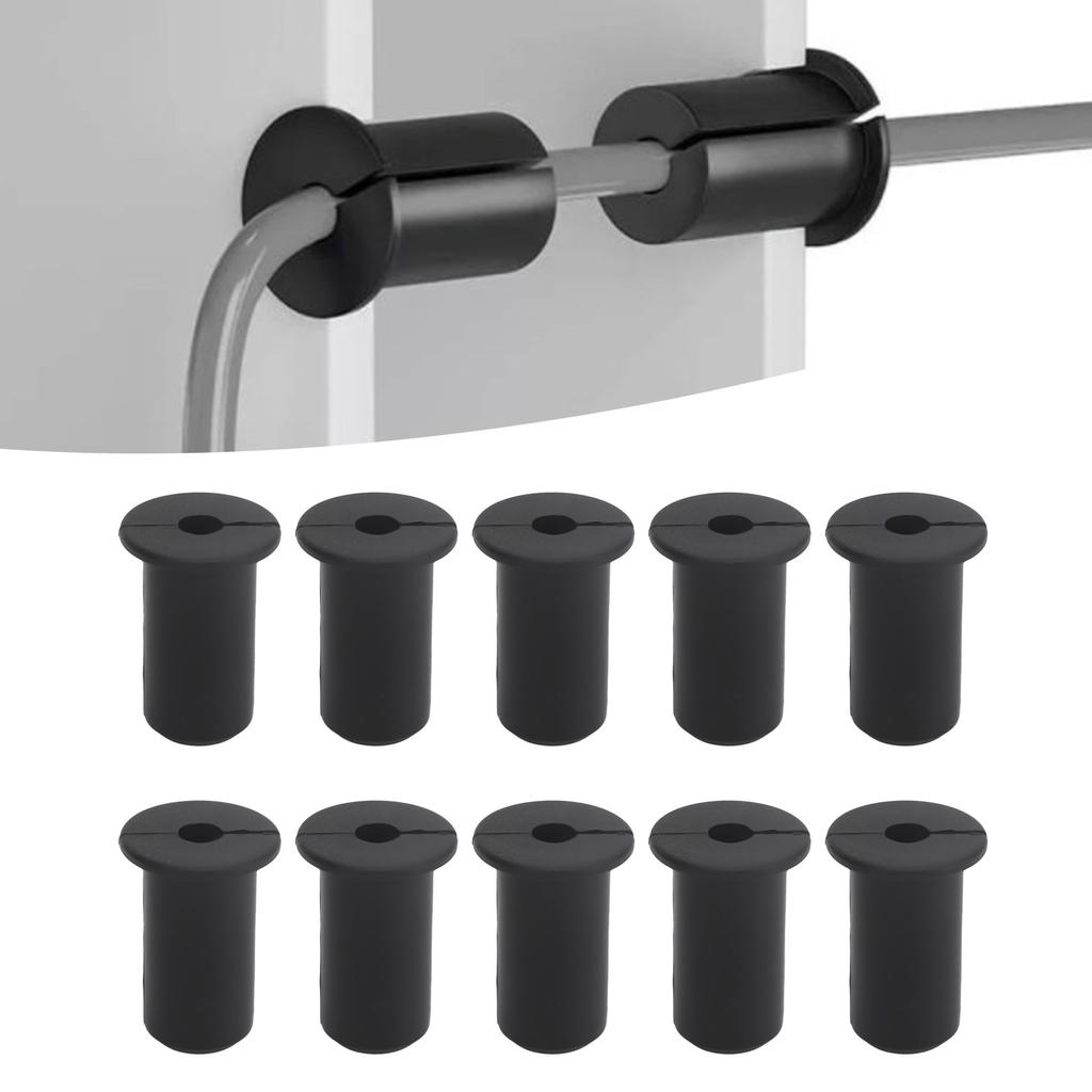 10pcs Cable Routing Kit for Silicone Cable Feed Through Bushings Wall Grommet for Series Cable 0.75in Diameter