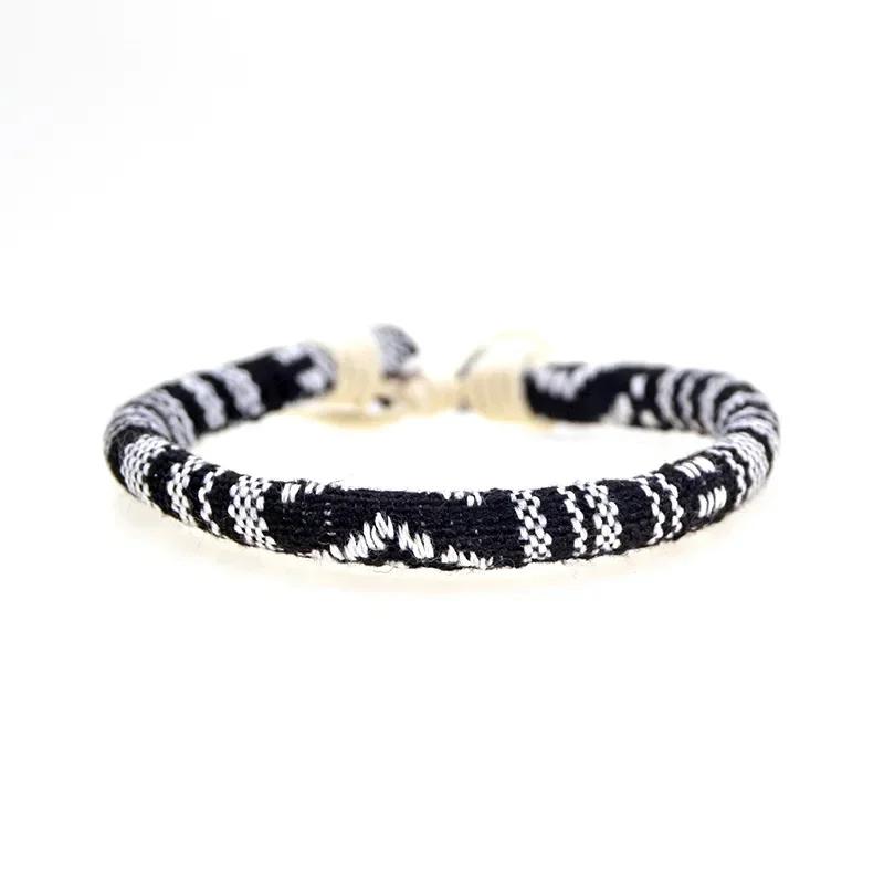 Bohemia Colorful Woven Bracelet Rope String Adjustable Rope Braided Anklets Handmade Friendship Bangles for Men Women Child