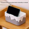 Car Napkins Holder Case Cover Tissue Box Cover Elegant Rectangular Tissue Box Holder with Lid for Car Home Capacity Universal