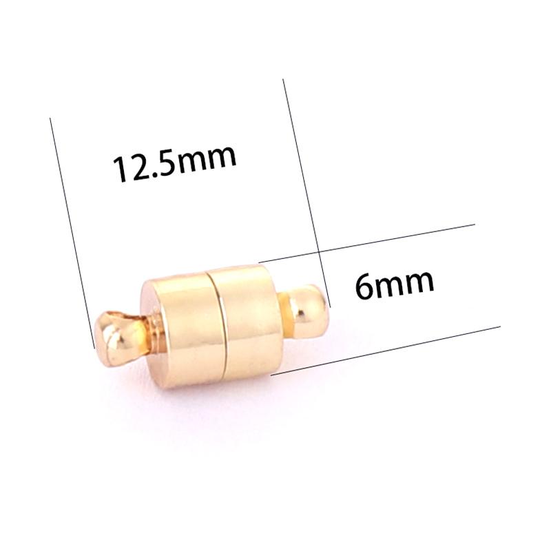 Oval Mıknatıs Klipsler Kolye Bilezikler Konektör Toka Diy Takı Aksesuarları