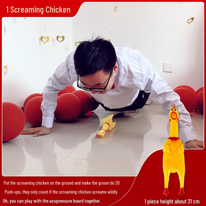 Bridal Prank Props: Groom's Morning Game Cards & Creative Photo Set