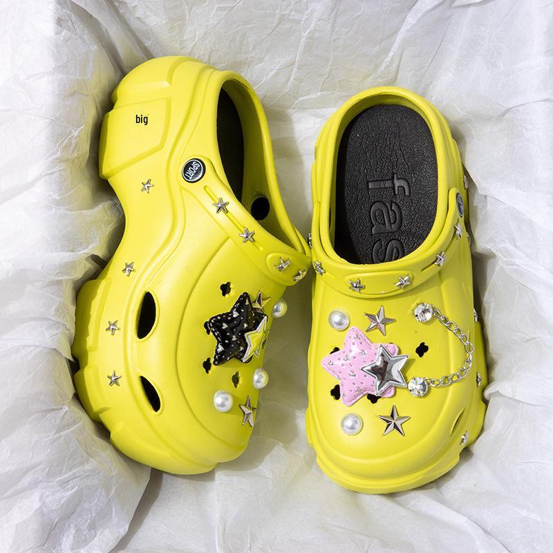 Women's Summer Height-Boosting EVA Non-Slip Closed Toe Slippers