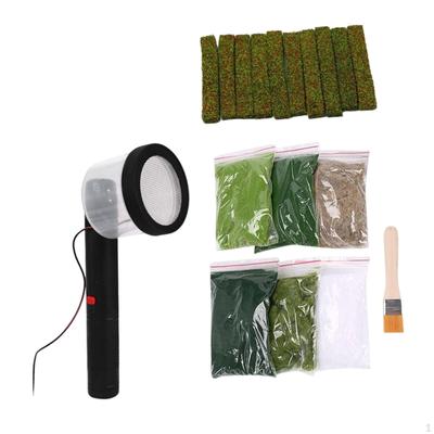 Static Grass Applicators Kits for Landscaping DIY Project Accessories Miniature Scene Model