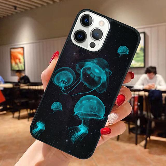 jellyfish Phone Case For Apple iPhone 17 Air Pro Max Plus Coque For iPhone 17 Air 14 15 16 13 12 Max Cover