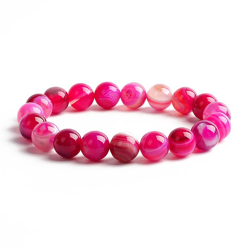 10MM Natural Stone Beads Bracelet Men 8MM Reiki Tiger Eye Agates Quartz Beaded Bracelets for Women Elastic Rope Handmade Jewelry