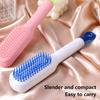 Přenosný teleskopický hřeben se zrcadlem, samočisticí kartáč na vlasy, masážní antistatický hřeben na vyhlazování vlasů, kadeřnické nástroje
