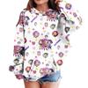 Sweatshirts For Teen Girls Hoodies Long Sleeve Drawstring Pullover Cute Printed Hoodie Top