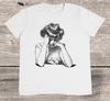 Vintage Depressed Lady T Shirt - Hangover T Shirt - %100 Premium Cotton Unisex T-Shirt