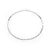 Titanium Steel Bamboo-shaped Diamond Necklace for Men, Trendy and Versatile Collarbone Chain for Women, Simple and Unique, High-end Niche Jewelry