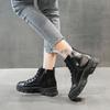 Short Boots Female Autumn Fashion Trend New Fairy Style Casual Thick-soled Lace-up Short Boots Comfortable and Versatile 2024