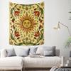 Sunshine Floral Decorative Hanging Cloth  Bohemian Style Wall Hanging Fabric Art