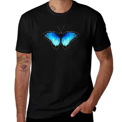 Morpho Helenor Marinita Tshirt Creative Graphic Tee Shirt Tshirt