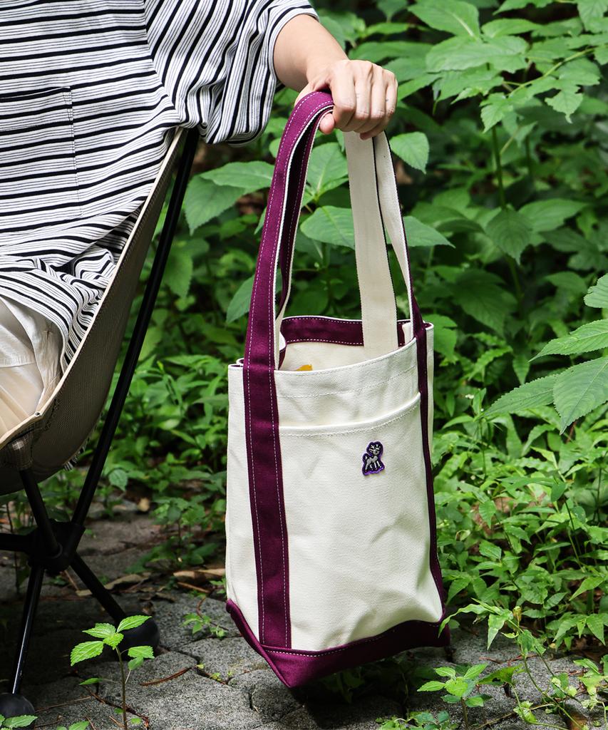Dear Tint Santa Rudolph Canvas Tote_Purple