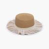 Damen Strand Look Band Punkt Chiffon Rattan Hut
