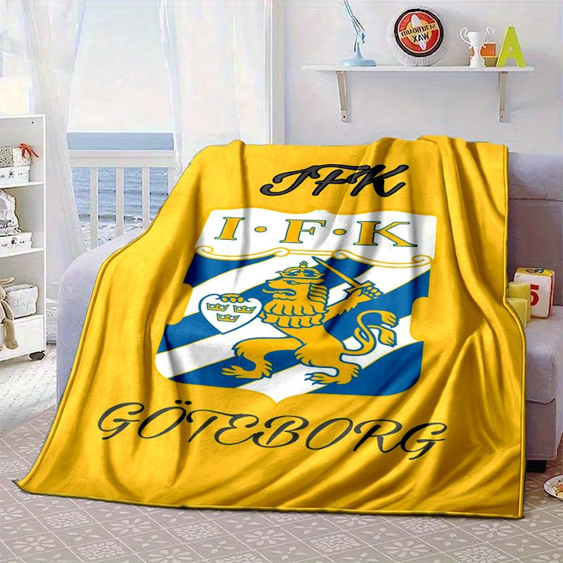 IFK Gothenburg Portable Blanket/Soft Blanket Bedding Blanket Suitable for Travel Camping Living Rooms Offices Sofas Fan Gifts