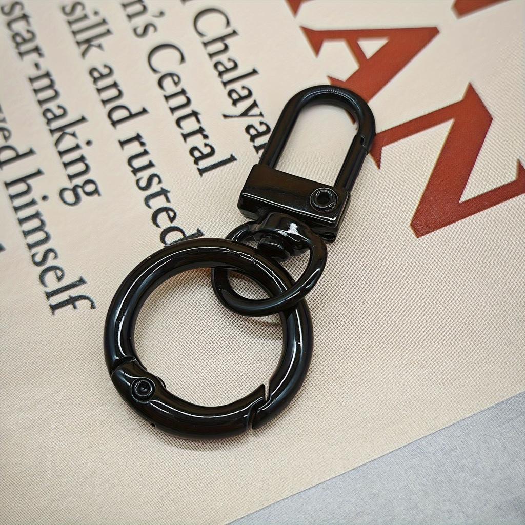 Handmade DIY Jewelry Making Keychain Hanging Ring Colorful Spring Buckle Candy Color Doll Bag Buckle Universal Buckle