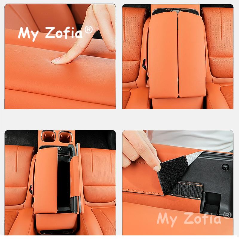 For GAC Trumpchi S7 2025 2026 Car Armrest Box Raised Mats Protective Cover Relieves Fatigue Leather Pad Accessories