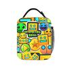 Geometry Dash Spiele Isolierte Lunchtasche für Männer Frauen Lebensmittelbehälter Tragbar Thermokühlbox Brotdosen für die Arbeit