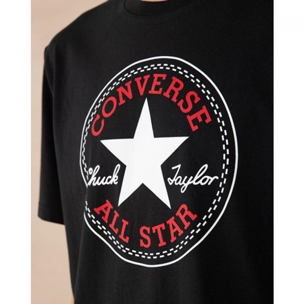Converse All STar PaTch STandard FiT T shirT Black Mch737 023