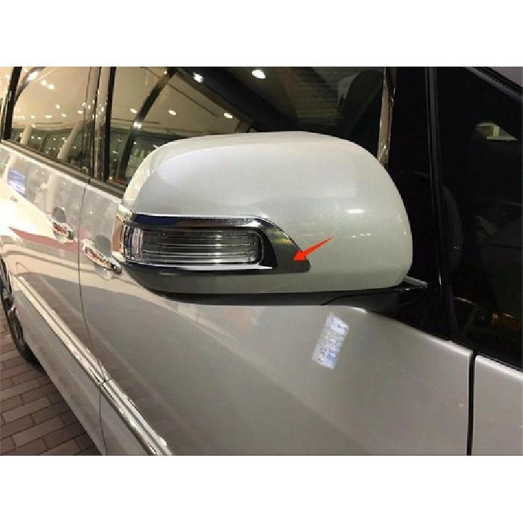 Chrome Side Rearview Mirror Frame Cover Trim For 2018- Toyota Sienna 2pcs