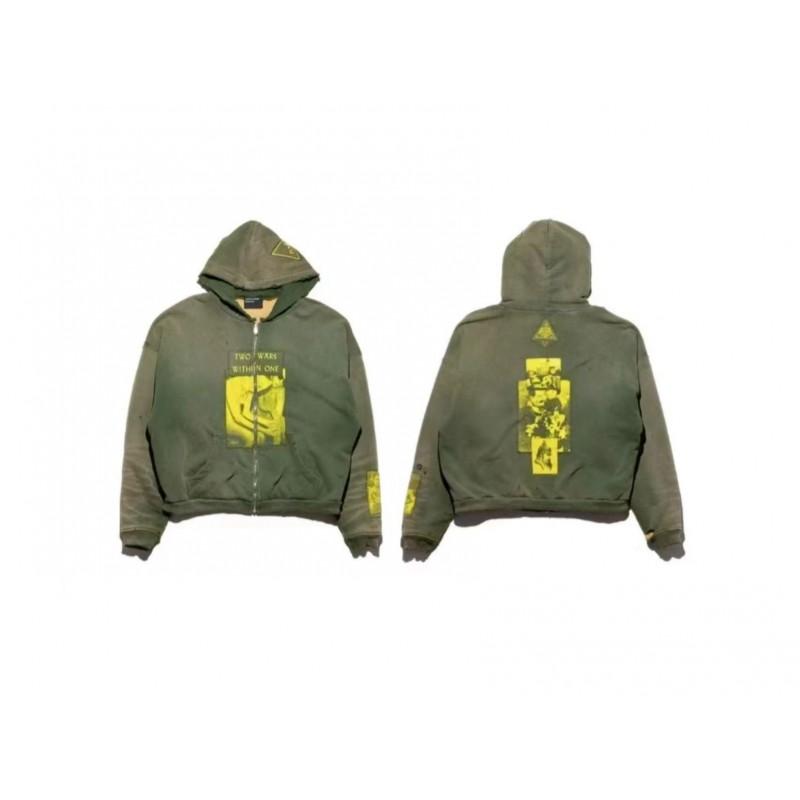 Mens Oversized Hooded Sweatshirt With Graphic Print Winter Streetwear Cotton Blend Pullover